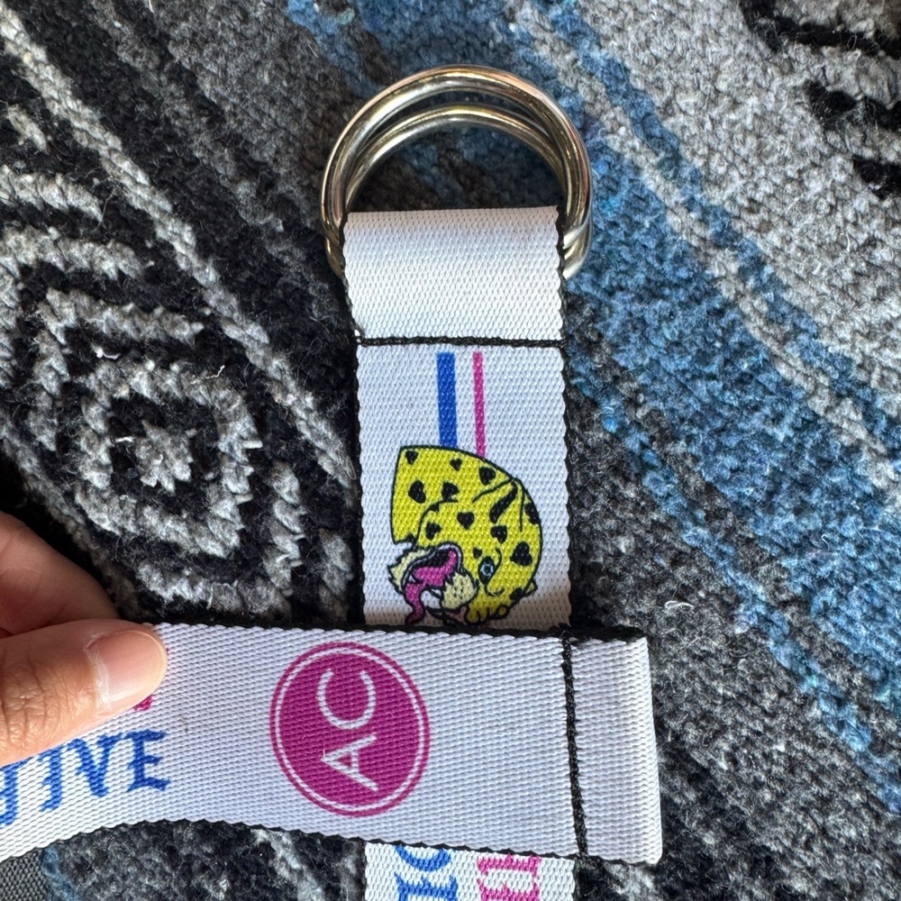 The Artist Collective White and Black Graphic Belt